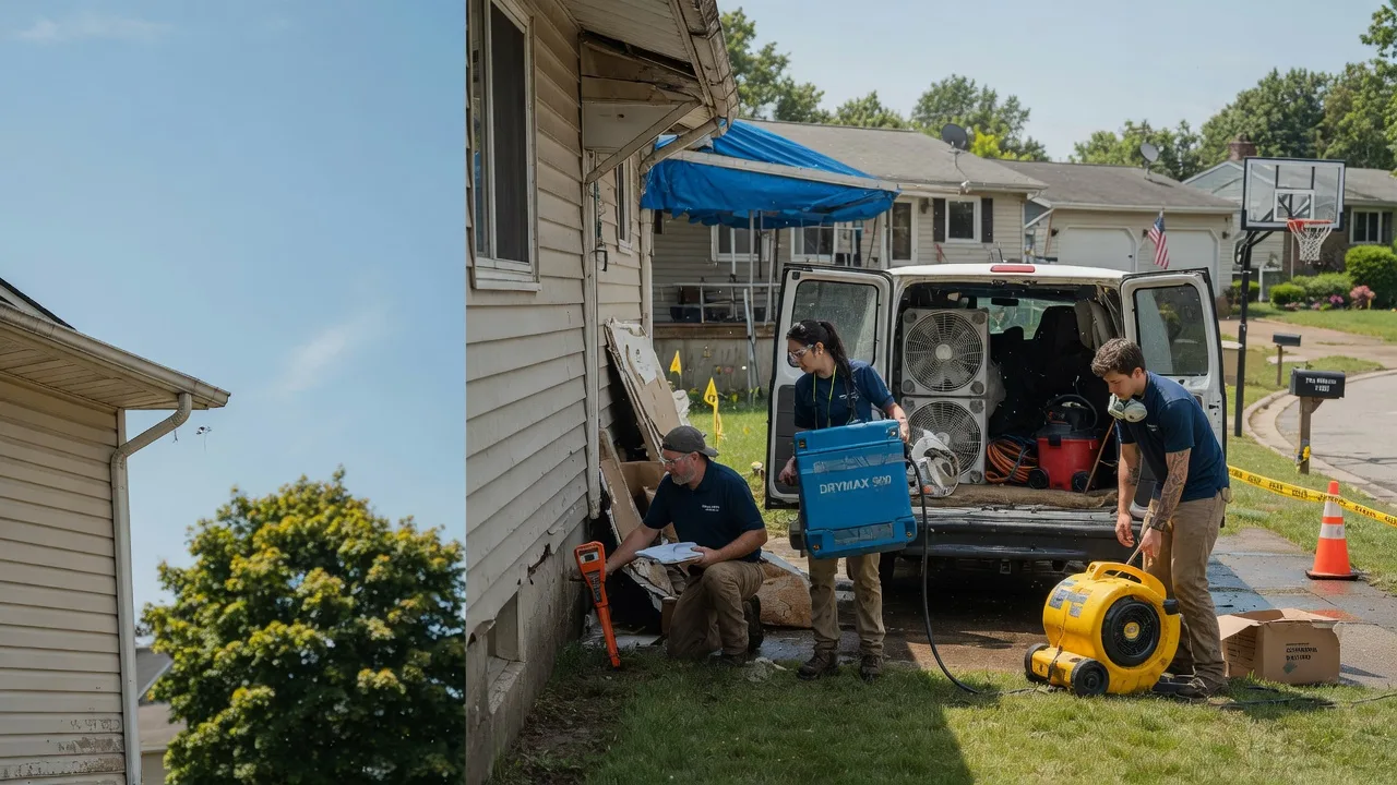 Ceiling Leak Cleanup in Idlewild, MI near me
